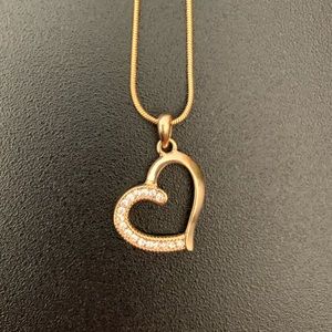 Heart crystal pendant